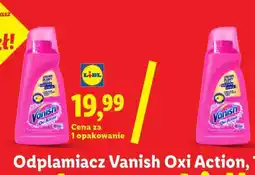 Lidl Odplamiacz Vanish Oxi Action oferta
