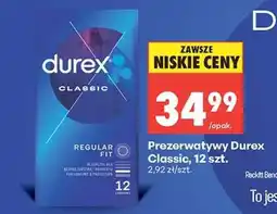 Biedronka Prezerwatywy Durex Classic, 12 szt oferta