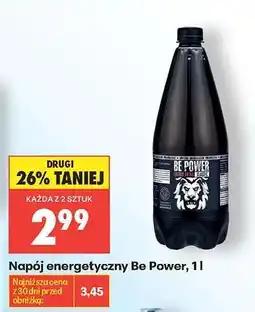 Biedronka Napój energetyczny Be Power , 1l oferta