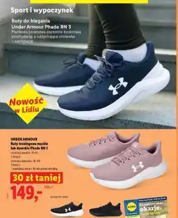 Lidl Buty Under Armour Phade RN 3 oferta