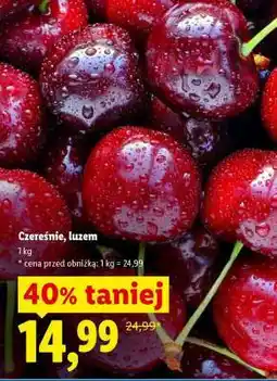 Lidl Czereśnie, luzem oferta