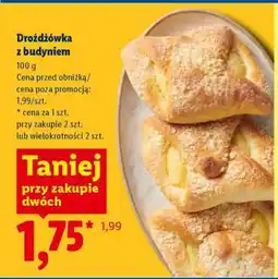 Lidl Drożdżówka z budyniem oferta