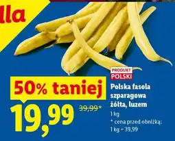 Lidl Polska fasola szparagowa żółta, luzem oferta