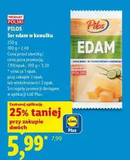 Lidl Ser edam w kawałku oferta