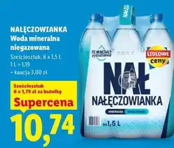Lidl NAŁĘCZOWIANKA Woda mineralna niegazowana oferta