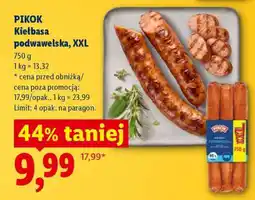 Lidl Pikok Kiełbasa podwawelska, XXL oferta