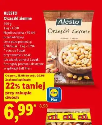 Lidl ALESTO Orzeszki ziemne oferta