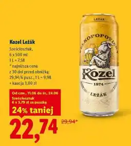 Lidl Kozel Ležák oferta