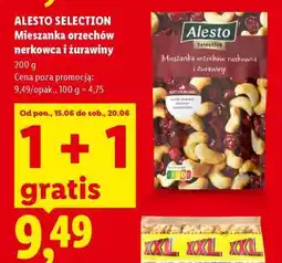 Lidl ALESTO SELECTION Mieszanka orzechów nerkowca i żurawiny oferta
