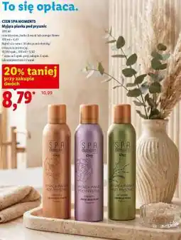 Lidl CIEN SPA MOMENTS Myjąca pianka pod prysznic oferta