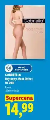 Lidl GABRIELLA Rajstopy Matt Effect, 10 DEN oferta