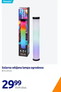 Action Solarna wbijana lampa ogrodowa Ø9x54 cm oferta