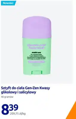 Action Sztyft do ciała Gen-Zen Kwasy glikolowy i salicylowy oferta
