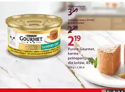 Rossmann Karma pełnoporcjowa dla kotów Purina Gourmet Gold Savoury Cake oferta