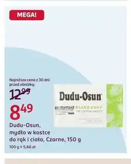 Rossmann Mydło w kostce do rąk i ciała Dudu-Osun Czarne oferta