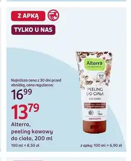 Rossmann Peeling kawowy do ciała Alterra Bio Kawa oferta