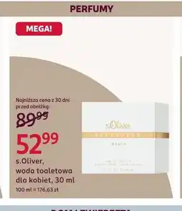 Rossmann Woda toaletowa dla kobiet s.Oliver Selection oferta