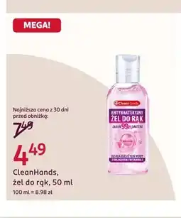 Rossmann Antybakteryjny żel do rąk CleanHands oferta