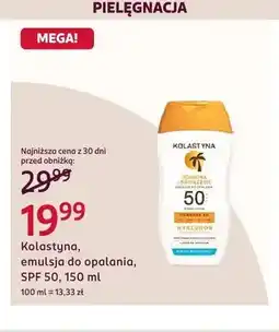Rossmann Emulsja do opalania Kolastyna SPF 50 oferta