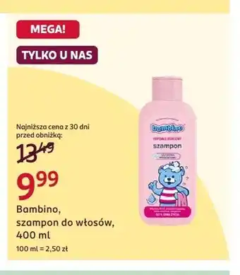 Szampon do włosów Bambino