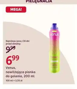 Rossmann Pianka do golenia nawilżająca Venus oferta