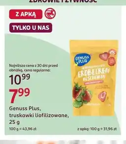 Rossmann Truskawki liofilizowane Genuss Plus Erdbeeren in Scheiben oferta