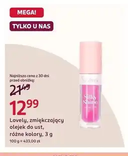 Rossmann Olejek do ust zmiękczający Lovely Silky Shine oferta