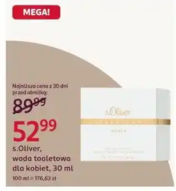 Rossmann s.Oliver, woda toaletowa dla kobiet oferta