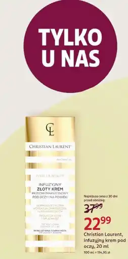 Rossmann Christian Laurent, infuzyjny krem pod oczy oferta