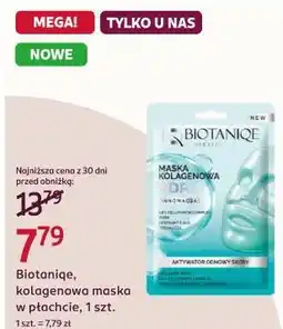 Rossmann Biotaniqe, kolagenowa maska w płachcie, 1 szt oferta
