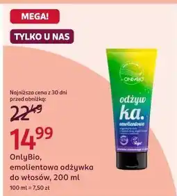 Rossmann OnlyBio, emolientowa odżywka do włosów oferta