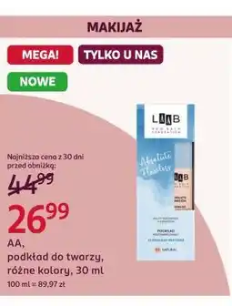 Rossmann AA, podkład do twarzy, różne kolory oferta