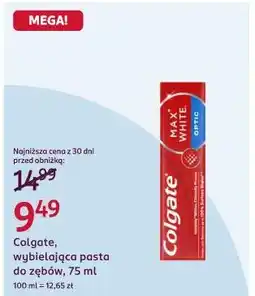 Rossmann Colgate, wybielająca pasta do zębów oferta