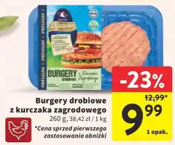 Intermarche Burgery drobiowe z kurczaka zagrodowego oferta