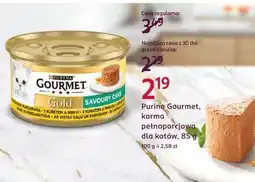 Rossmann Purina Gourmet Gold, karma pełnoporcjowa dla kotów oferta