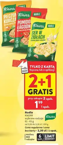 Intermarche Knorr Nudle oferta