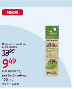 Rossmann Bio Madent, pasta do zębów oferta