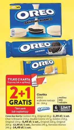 Intermarche Ciastka OREO wybrane rodzaje oferta