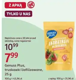 Rossmann Genuss Plus, truskawki liofilizowane oferta
