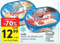 Intermarche Lody KORAL KOLOROWE LATO wybrane rodzaje oferta