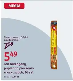 Rossmann Jan Niezbędny, papier do pieczenia w arkuszach, 16 szt oferta