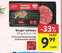Intermarche Burger wołowy oferta