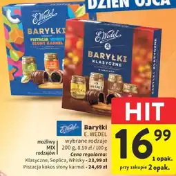 Intermarche Baryłki E. Wedel wybrane rodzaje oferta