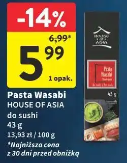 Intermarche Pasta Wasabi HOUSE OF ASIA do sushi oferta