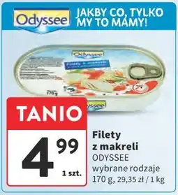 Intermarche Filety z makreli ODYSSEE wybrane rodzaje oferta