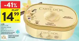 Intermarche Lody CARTE D'OR wybrane rodzaje oferta