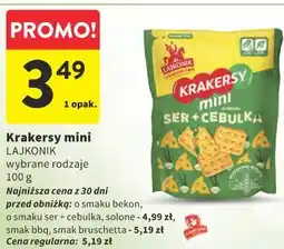 Intermarche Krakersy mini LAJKONIK oferta