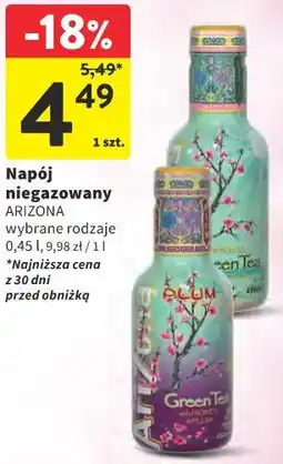 Intermarche Napój niegazowany ARIZONA wybrane rodzaje oferta