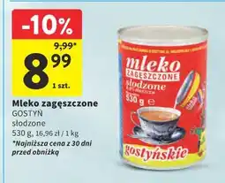 Intermarche Mleko zagęszczone Gostyń słodzone oferta