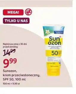 Rossmann Sunozon, krem przeciwsłoneczny, SPF 50 oferta